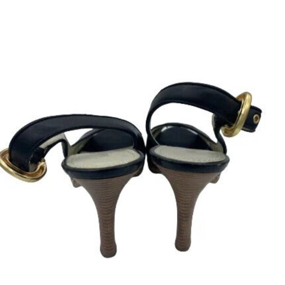 Anne Klein Women Black Slingback Heels 9M Classic Office Workwear Comfy - Picture 3 of 11